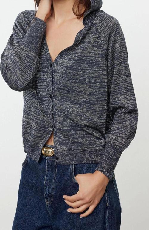 Kadın Modern Tarz Oversize V Yaka Regular Triko Hırka
