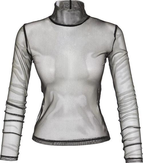 Moda Dik Yaka Örme Slim Fit Düz Desen Casual Günlük Regular Uzun Kol Bluz
