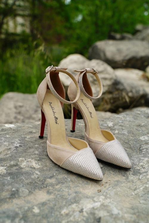 Kadın Taş Detay İnce Topuklu Stiletto Fiona