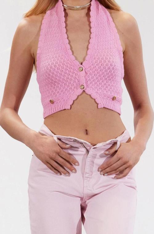 Moda V Yaka Triko Slim Fit Düz Desen Casual Günlük Regular Kolsuz Bluz