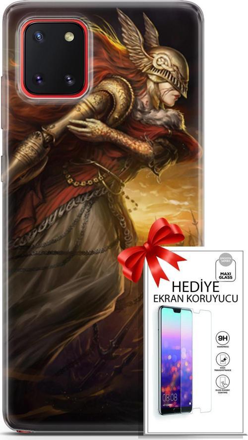 Samsung Galaxy A81 Kılıf Orijinal Seri Cardano 29 Şövalye Leke Tutmaz Kapak + Ekran Koruyucu