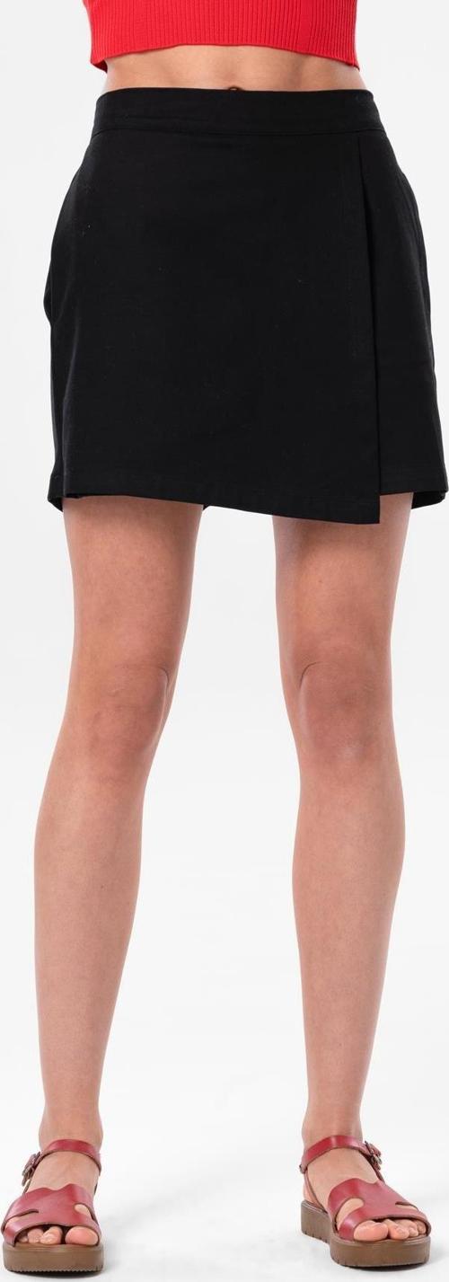 Sinem Gabardin Yazlık Şort Etek Siyah Syh