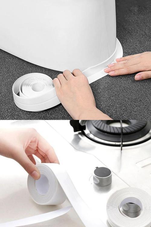 Süper Güçlü Yapıştırıcı Su Sızdırmaz Akıllı Küvet Lavabo Klozet Banyo Mutfak Kenar Bant Küf Önleyici