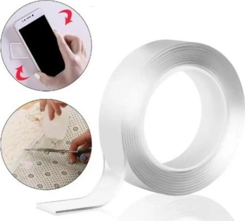 Ev Tablo Nano Çift Taraflı Bant 2 Metre X 2 Cm Askılık Tablo Asma Yapışkan Bant İz Bırakmaz Bant Pro