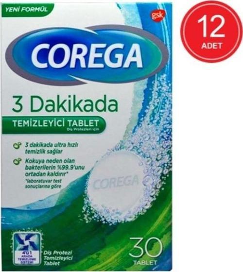 3 Dakikada Temizleyici 30 Tablet 12 Adet