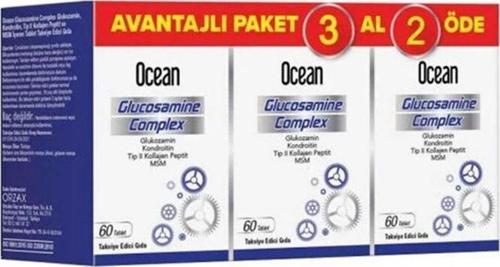 Glukozamin Kompleks 60 Tablet 3\'Lü Paket