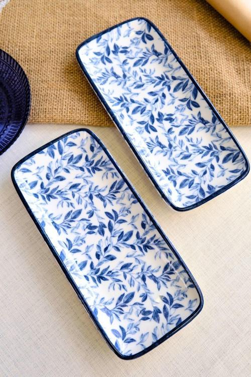 Blue Heaven Kayık Tabak 2 li 22x10x1cm