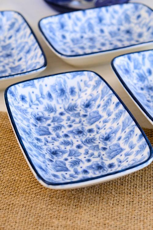 Blue Heaven Kayık Tabak 4 lü 17x12x3cm