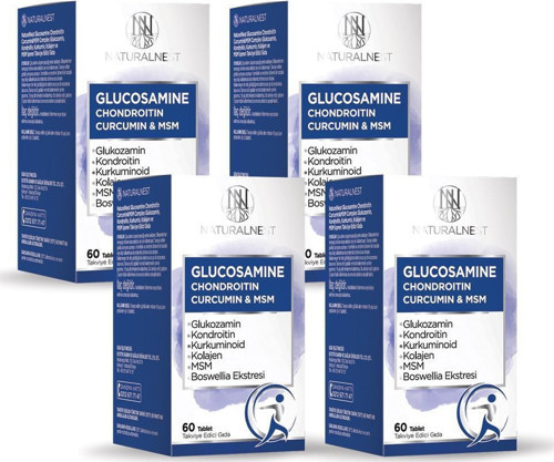 Glucosamine Chondroitin Curcumin & Msm tablet 4 Adet
