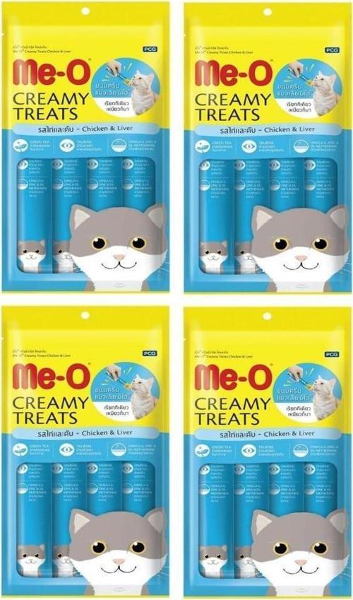 Creamytreats Tavuklu Ve Ciğerli Sıvı Kedi Ödülü Maması 60 Gr*4 Adet