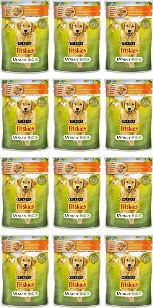 Tavuklu ve Havuçlu Yetişkin Yaş Köpek Maması. 100 gr * 12 Adet