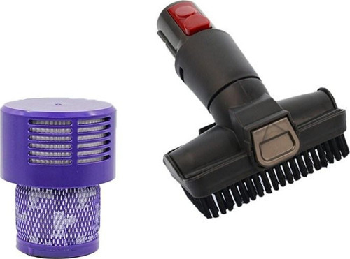 DYSON V10 Animal ile Uyumlu Filtre ve Mobilya Fırçası Seti