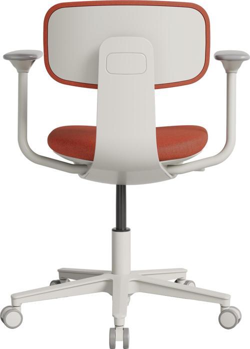 Tesla Comfort Çalışma Koltuğu - Koyu Turuncu Kumaş 61x74-86x60 cm