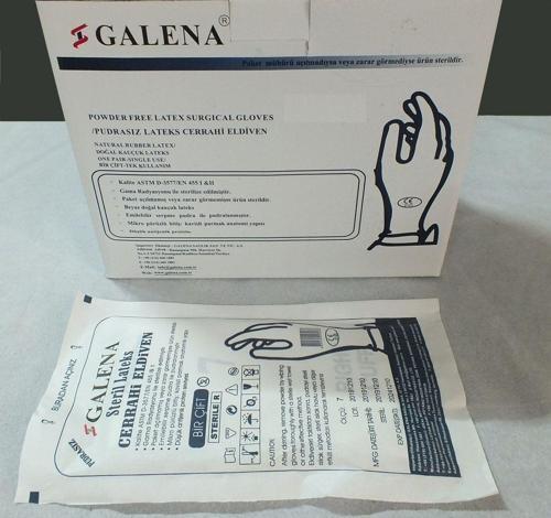 Lateks Pudrasız Steril Cerrahi Eldiven 7.5 Beden – 50 Çift( Broche)