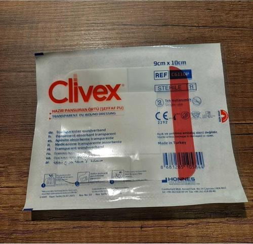 9 Cm X10 Cm Hazır Pansuman Örtü Şeffaf Pu 25 Adet