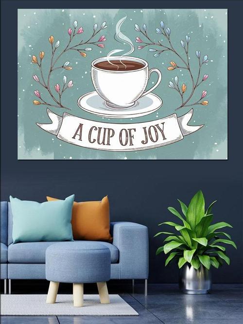 A Cup Of Joy Dekoratif Kanvas - Mdf Ahşap Tablo