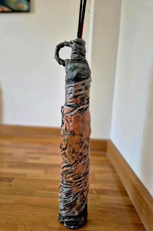 El Emeği Vazo Küp 64X18 cm