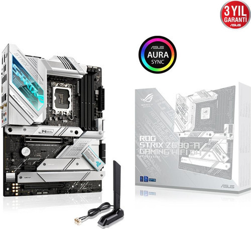 ROG STRIX Z690-A GAMING WIFI D4 Intel Z690 LGA1700 DDR4 5333 DP HDMI 3x M2 USB3.2 AX WiFi + BT AURA RGB 2.5Gbit LAN