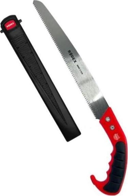 Budama Testeresi Kılıflı 300 mm Çelik Düz Ağaç Dal Bağ El Testeresi 1inc - 13 Diş