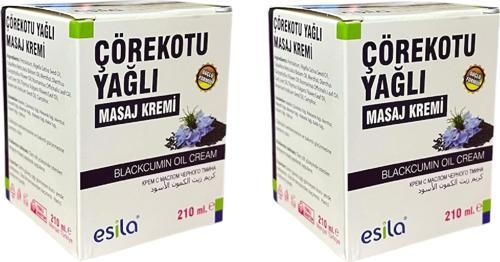 Çörekotu Yağı masaj Kremi 210 ml x2 Adet , Esila
