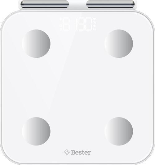 BS7230 8 Elektrotlu Akıllı Tartı – Kompakt Tasarım, LED Ekran, 56 Vücut Ölçümü, Bluetooth 5.0, Type-C Şarj