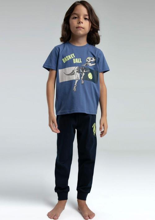 Erkek Çocuk Yeşil Kısa Kol Pijama Takım