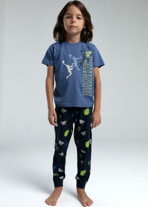 Erkek Çocuk Yeşil Kısa Kol Pijama Takım