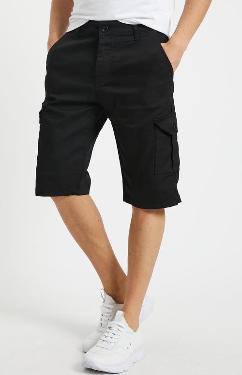 Slim Fit None Denim Yandan Cepli Esnek Kumaş Erkek Jean Kargo Şort