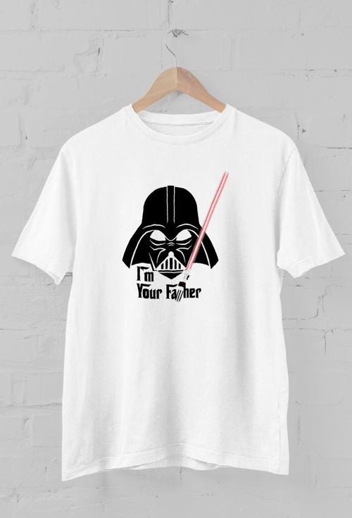 I'm your father Baskılı Bisiklet Yaka Erkek Tişört