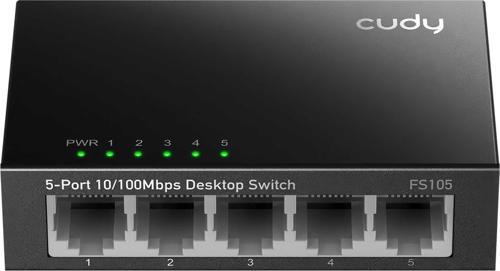 FS105 5Port 10/100Mbps Duvar Montajlı Metal Masaüstü Switch