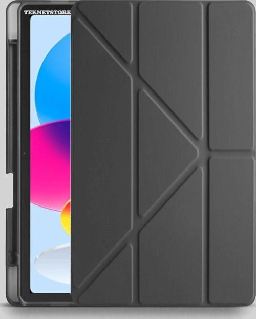 Ipad (A16) 11. Nesil 2025 11 ınç Kılıf Kalem Bölmeli Trifolding Standlı Uyku Modlu Silikon Kapak