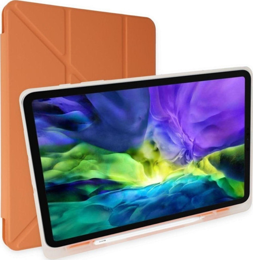 Apple İpad Pro 4. Nesil M2 2022 11 İnç Tablet Uyumlu Silikon Kılıf Origami Pencil