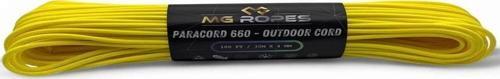 Polyester Paracord İp 4 mm Sarı Renk 30 Metre