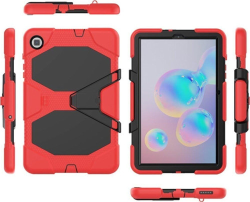 Samsung Galaxy T500 Tab A7 10.4 Inctablet Kılıfı Kalemlikli Defender Tank Zırh Silikon Yüksek Koruma