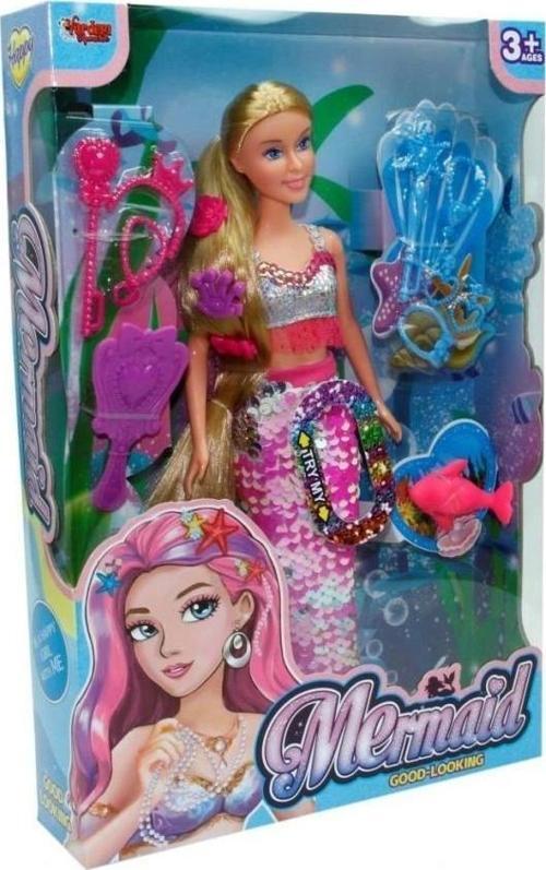 WG-66777 Kutulu 29cm Aksesuarlı Deniz Kızı - Vardem Oyuncak