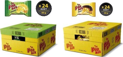 Popkek Limonlu Ve Muzlu 60 Gr 2X24 Lü Karma Paket