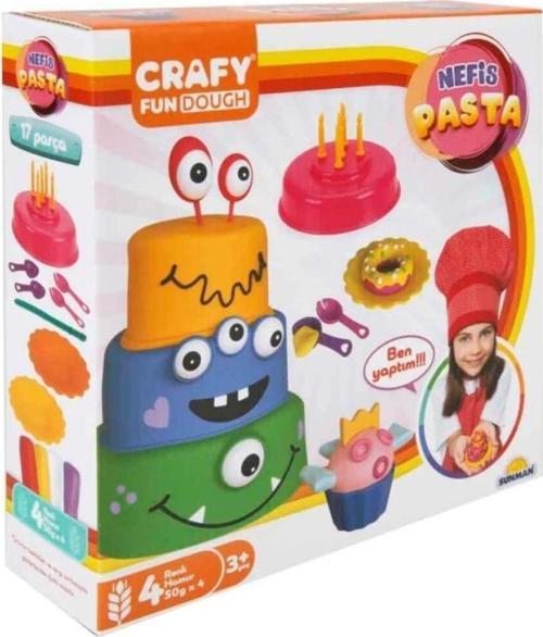 Nessiworld Crafy Nefis Pasta Oyun Hamur Seti 17 Parça 200 gr.