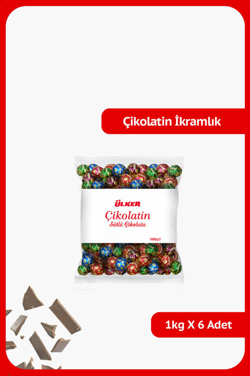 Çikolatin İkramlık Sütlü Çikolata - 1Kg - 6 Adet