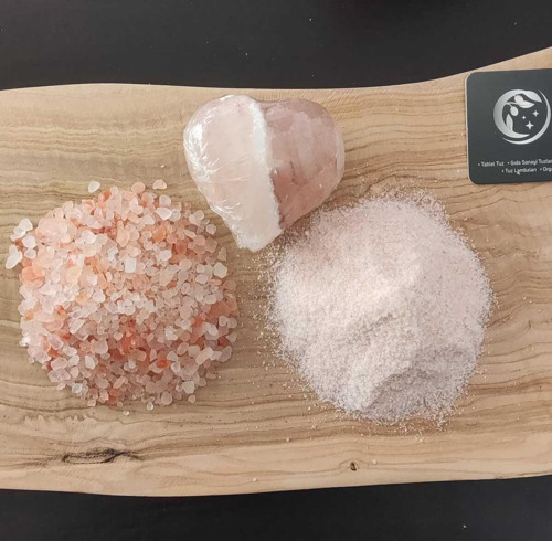 Doğal Himalaya Kaya Tuzu İri 500 Gr-İnce 500 Gr