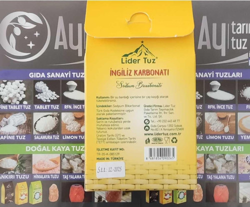 İngiliz Karbonatı Sodium Bicorbanat 200 Gr