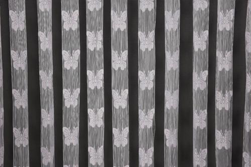 KELEBEK  MODEL BEYAZ RENK İP PERDE HAZIR DÜĞMELERİ DİKİLMİŞ İP PERDE 300*270 cm