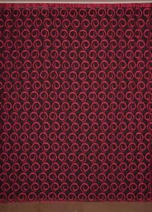 VAKKO ÇİFT RENK FUŞYA İP PERDE HAZIR DÜĞMELERİ DİKİLMİŞ İP PERDE 300*250 cm