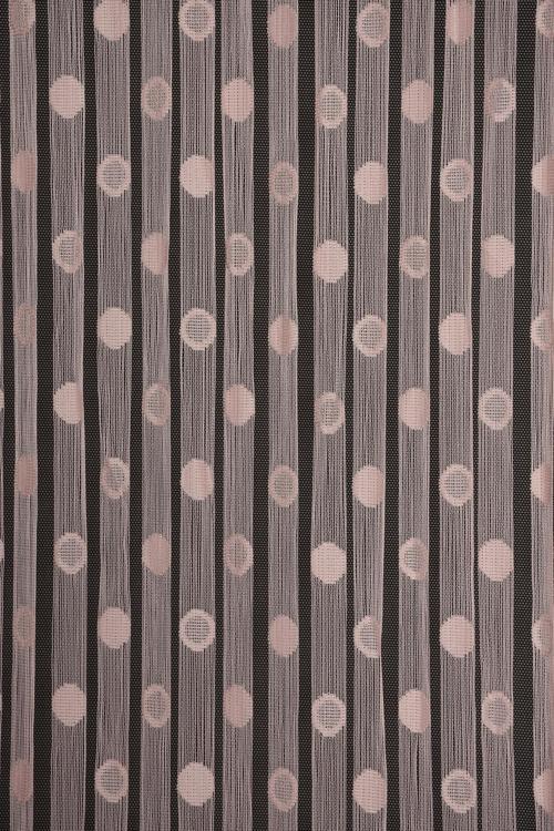 KÜÇÜK PUANLI MODEL PUDRA RENK HAZIR İP PERDE 300*280 cm