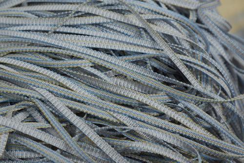 DÜZ İP PERDE 100 Cm En 280 Cm Boy GRİ ÇİFT RENK HAZIR İP PERDE