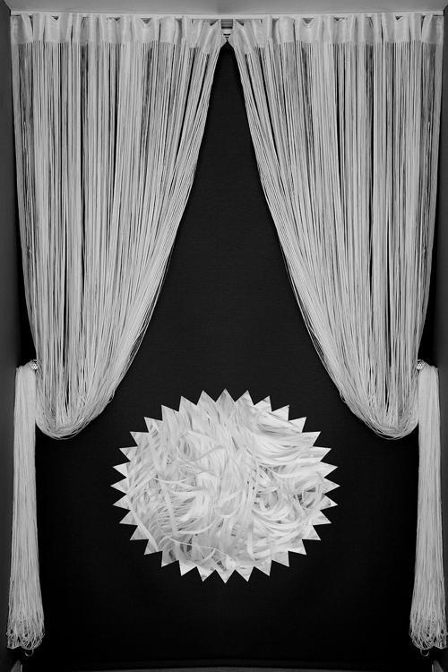 DÜZ İP PERDE 180 Cm En 280 Cm Boy KIRIK BEYAZ RENK HAZIR İP PERDE