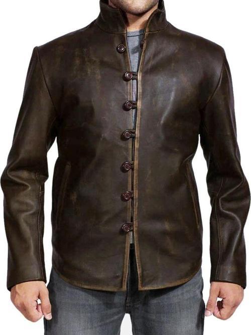 Prof Model Rönesans Zamanı Uzun Ceket Eskitmeli Askılı Düğme Kapamalı