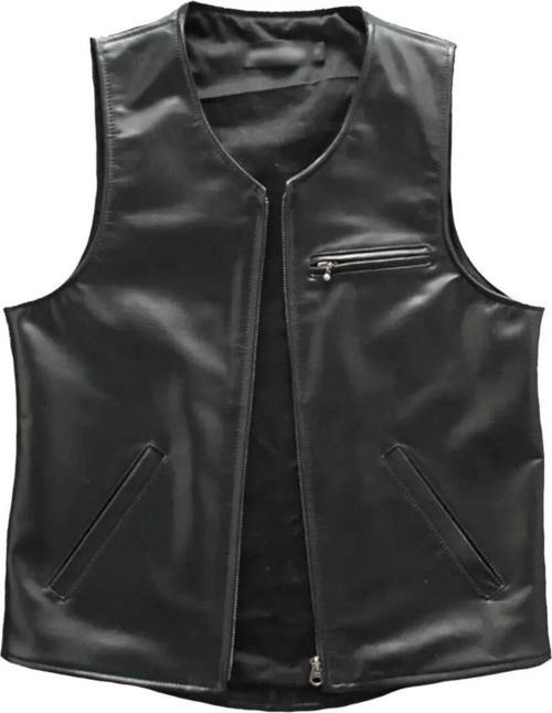 Prof Model Zik Hakiki Kuzu Derisi Dar Kesim Yelek