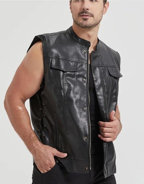 Cooper Yelek Yanlardan Bağlama Ayarlı Ve Fermuar Kapamalı