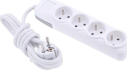 F272A 4'lü Grup Priz Lara 2 Metre – Çocuk Korumalı Uzatma Priz