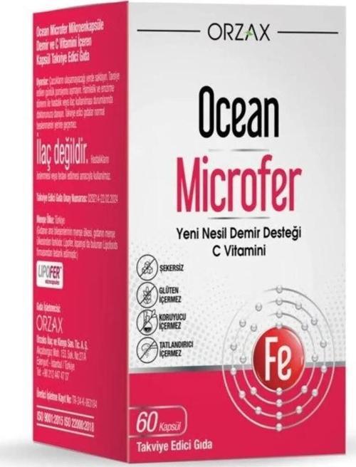 Microfer Demir ve C Vitamini 60 Kapsül